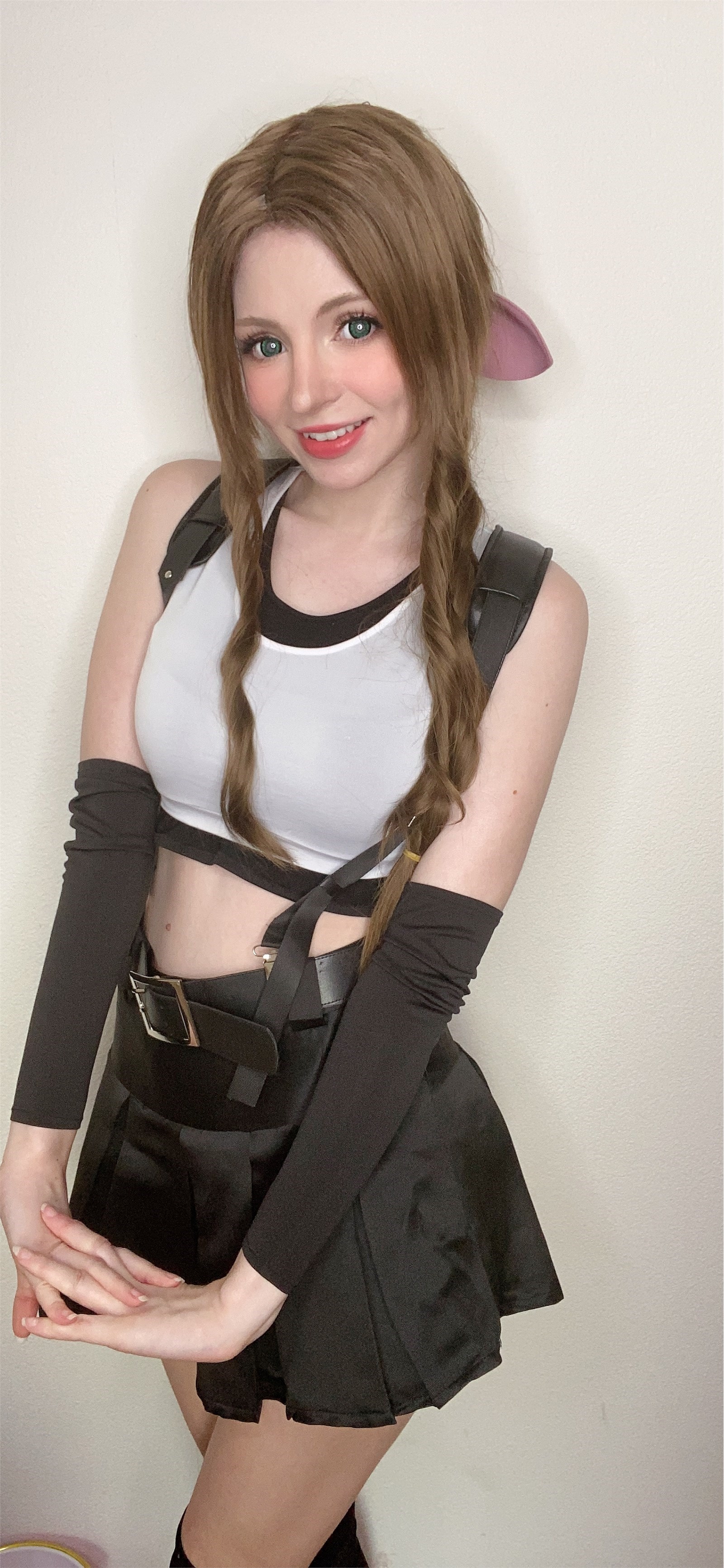 cos Peach milky - Aerith Tifa Swap(23)